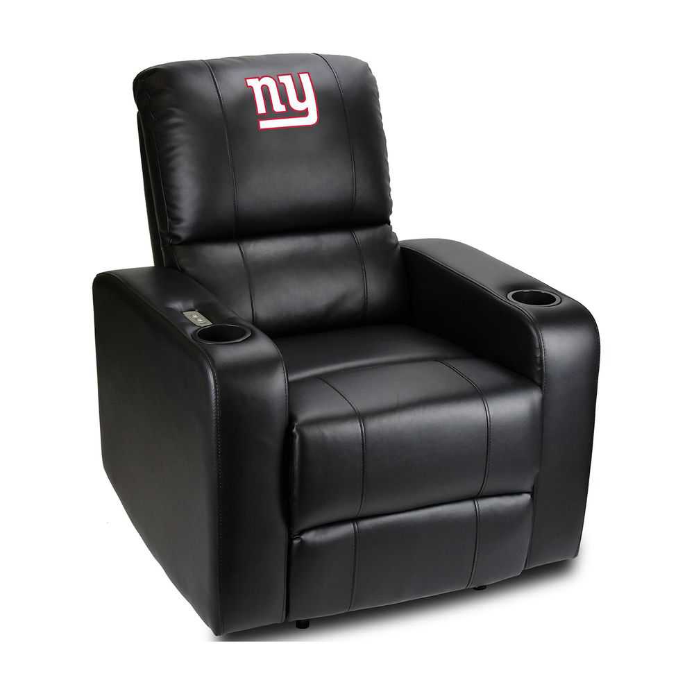 New York Giants Power Theater Recliner With Usb