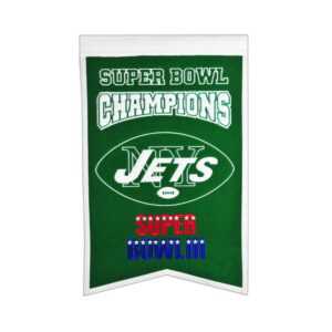 New York Jets Super Bowl Champions Banner
