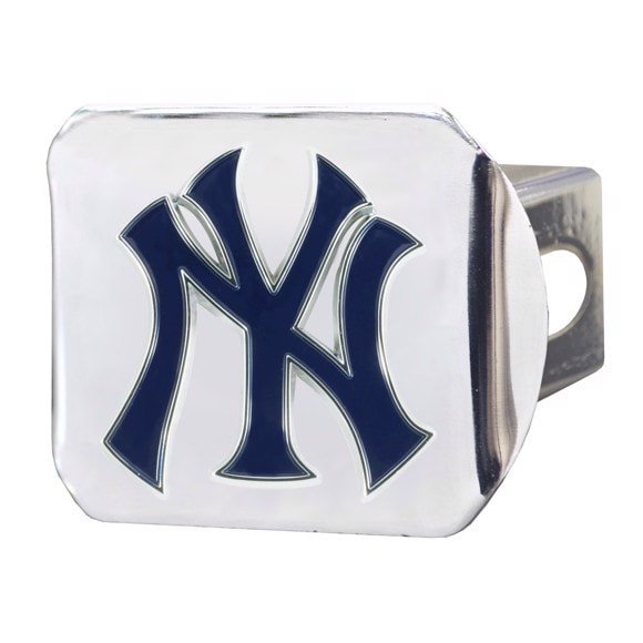New York Yankees Hitch Cover-Chrome