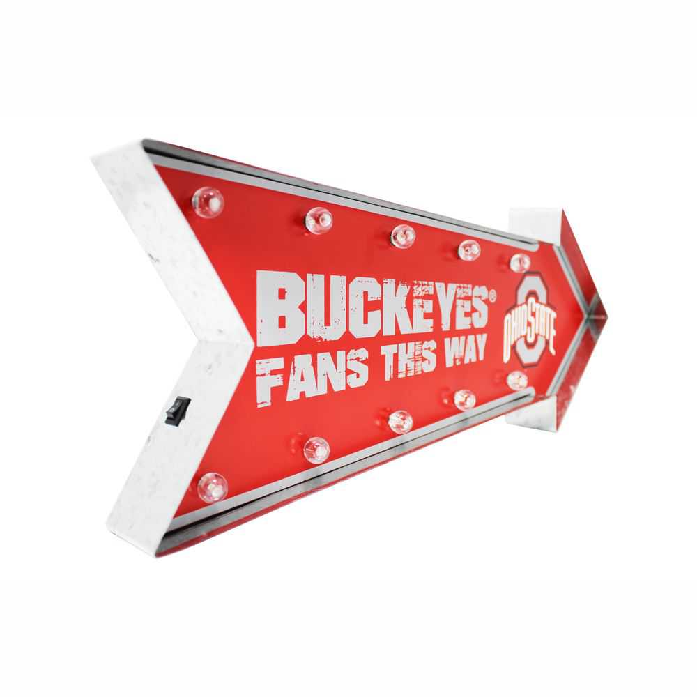 Ohio State Buckeyes Arrow Marquee LED Sign