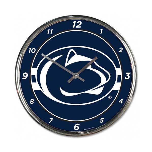Penn State University Chrome Clock