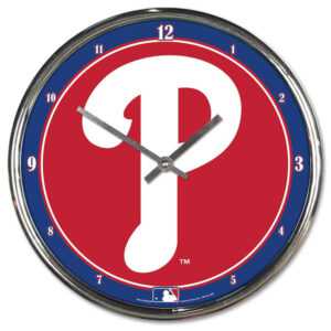 Philadelphia Phillies Chrome Clock