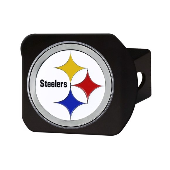 Pittsburgh Steelers Hitch Cover-Black