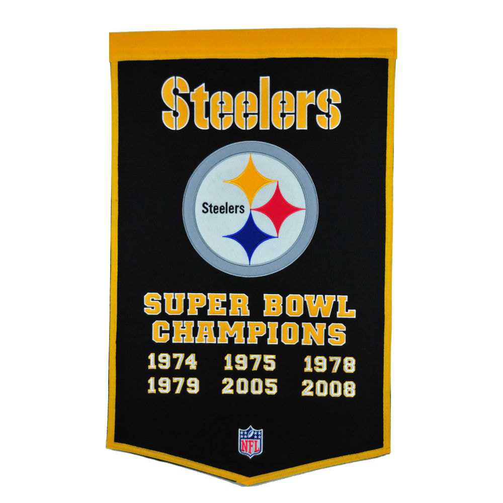 Pittsburgh Steelers Dynasty Banner