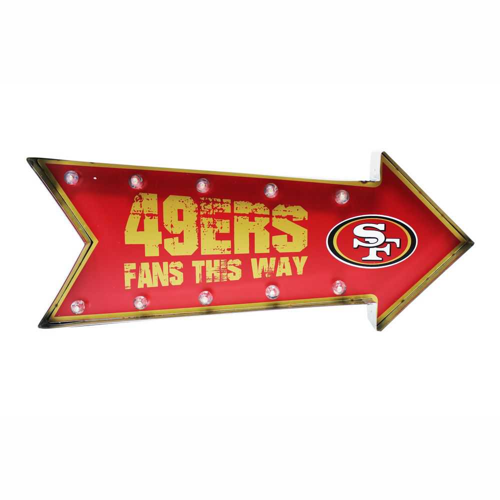 San Francisco 49ers Arrow Marquee LED Sign