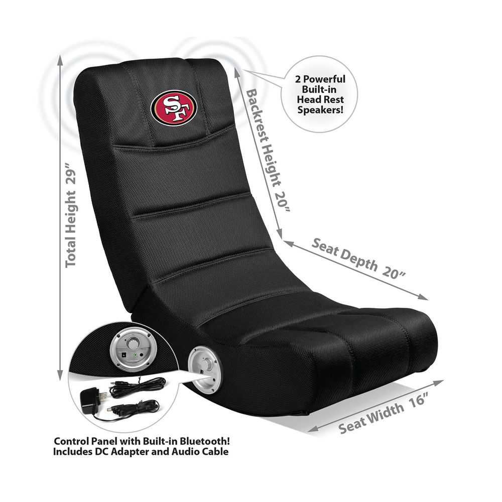 San Francisco 49ers Bluetooth Video Chair