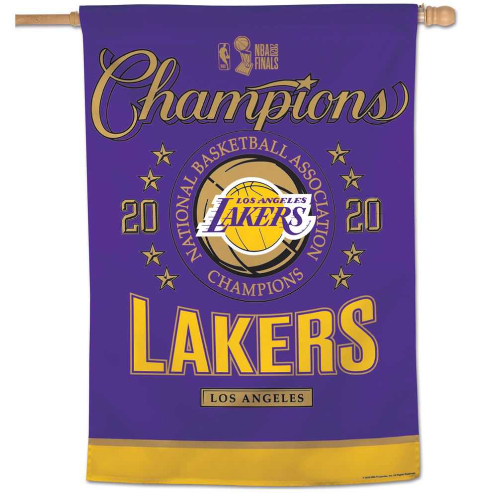 Los Angeles Lakers Championship Vertical Flag