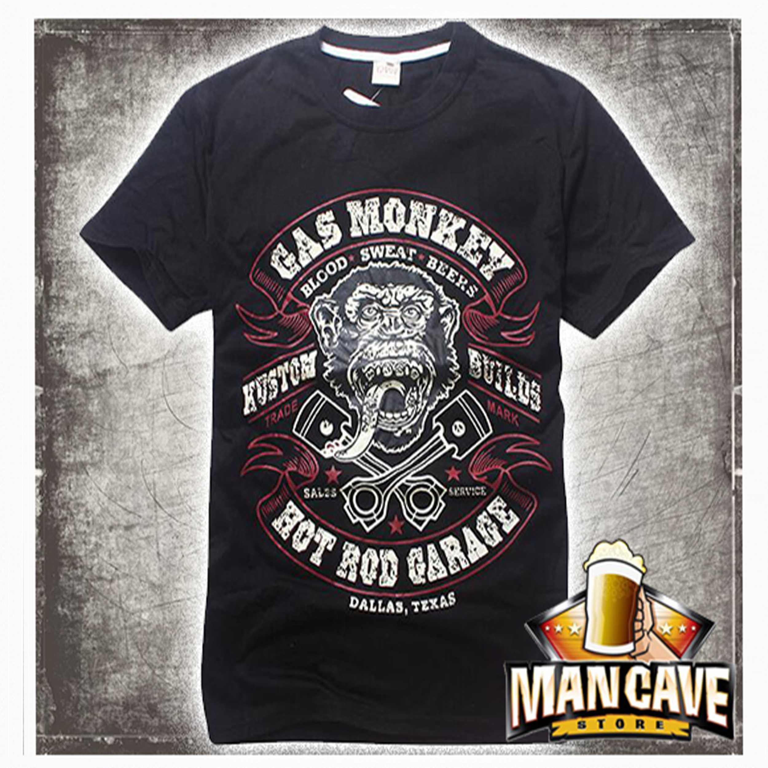 Gas Monkey Hot Rod Garage Black T-shirt
