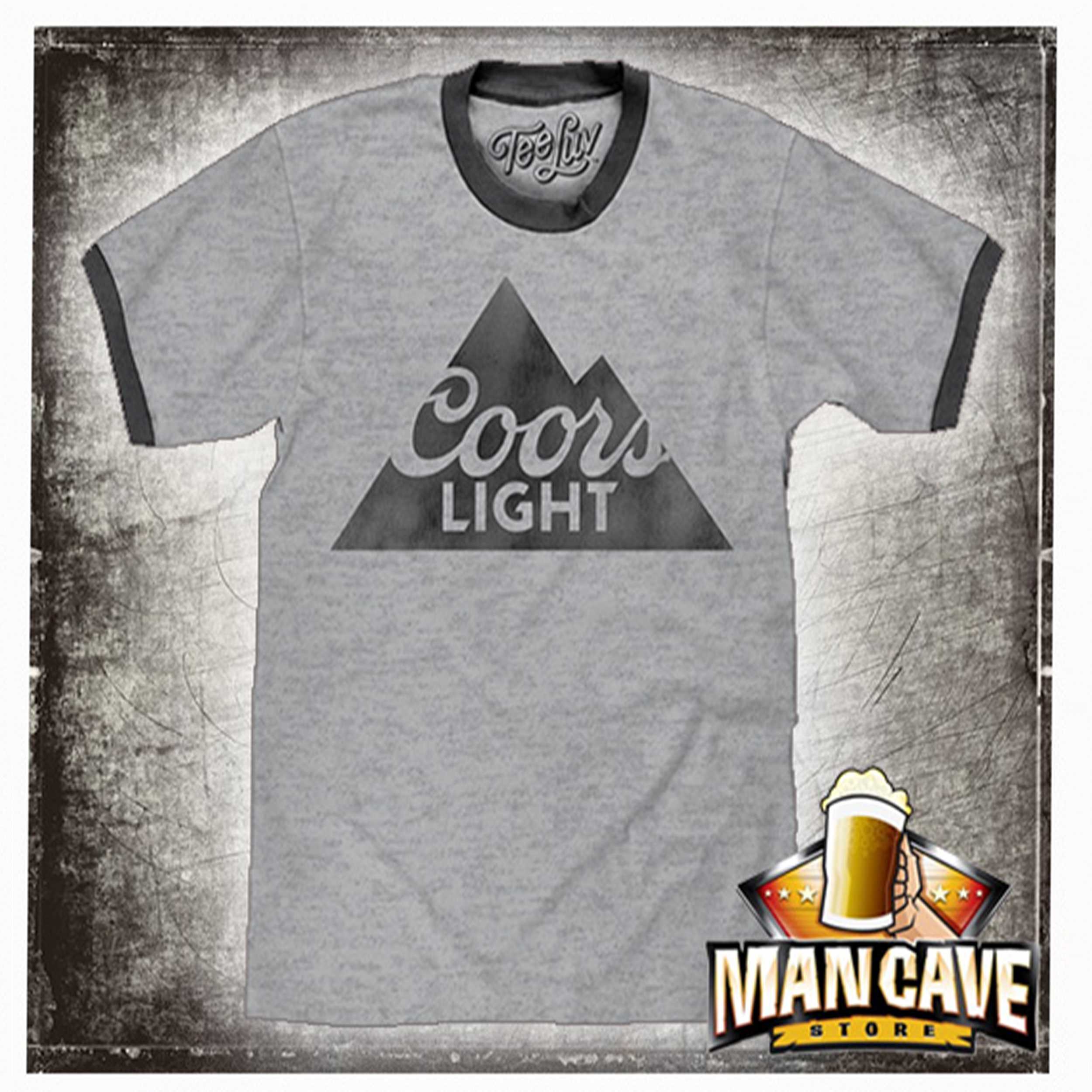 Coors Light Cube on Gray T-shirt