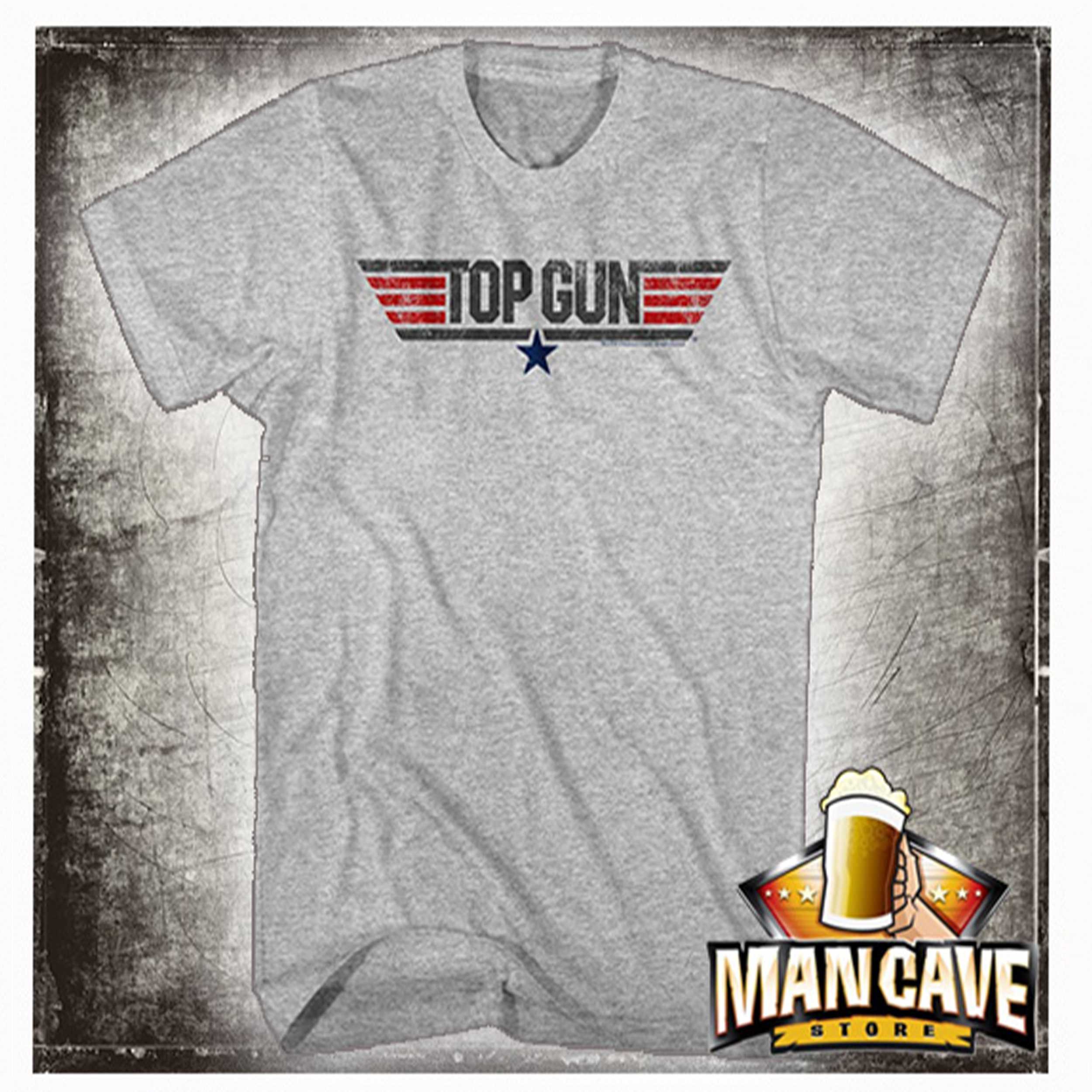 Top Gun Logo Gray T-shirt