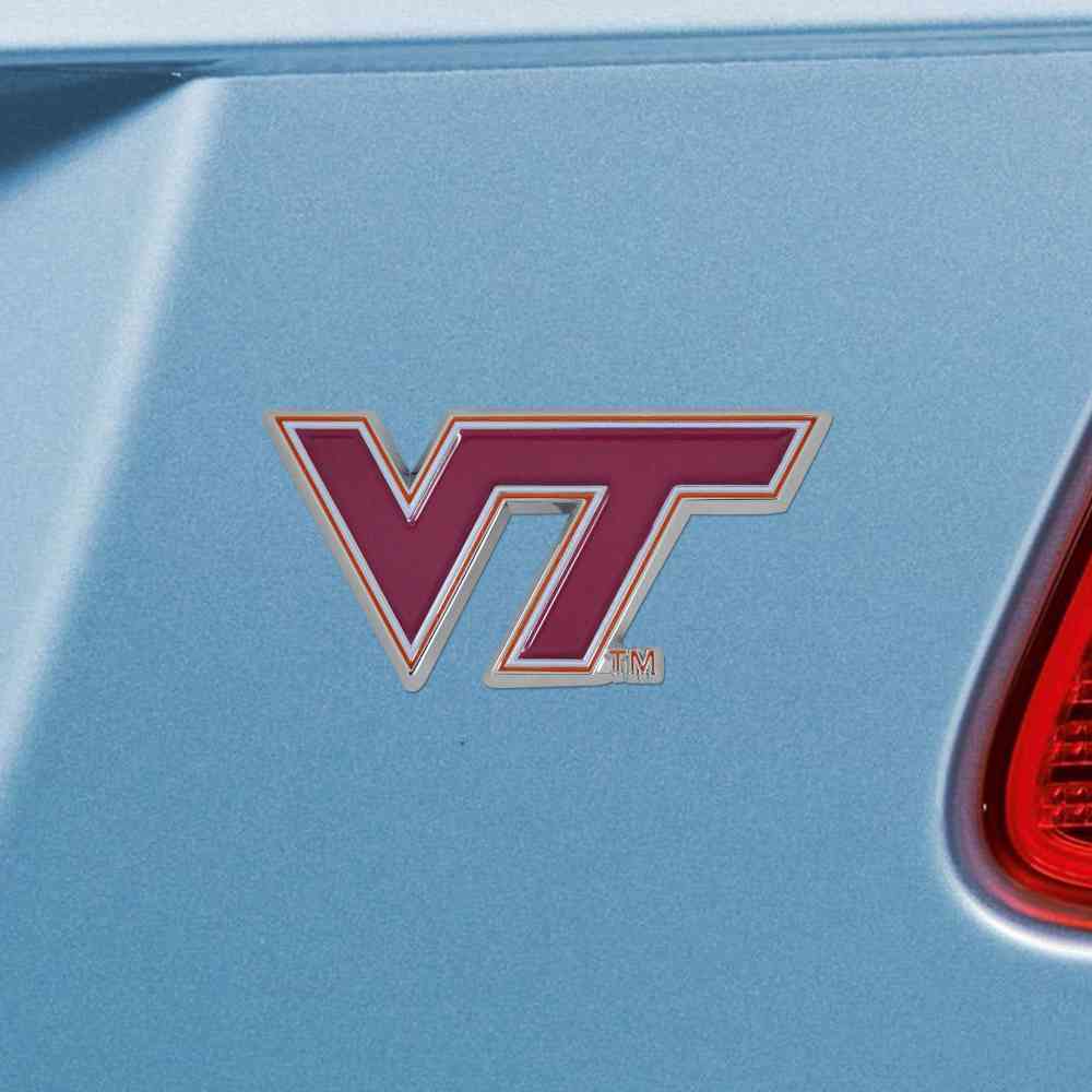 Virginia Tech Hokies 3D Colored Metal Emblem - Mymancave Store