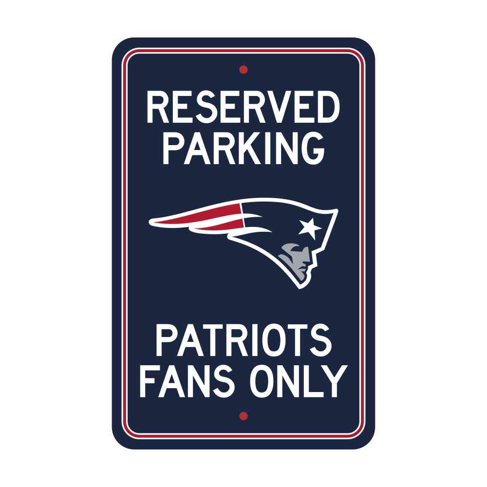New England Patriots Parking Sign Mymancave Store