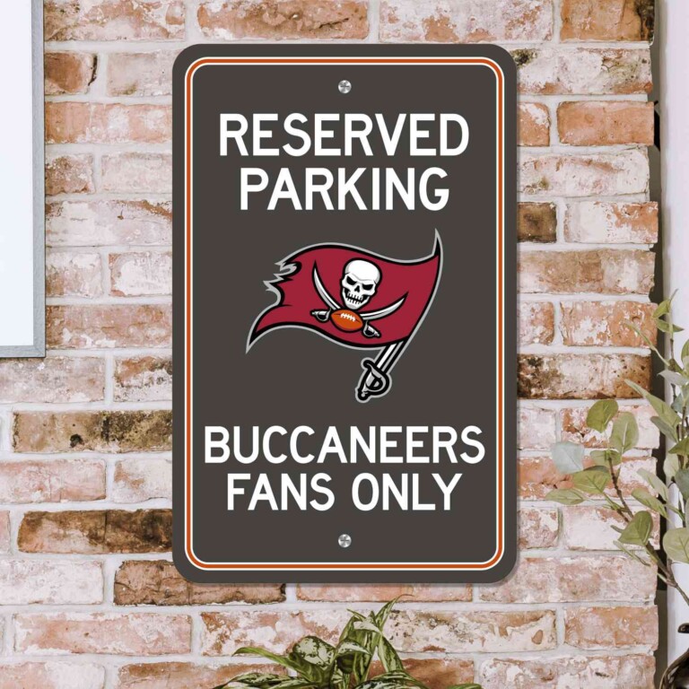 Tampa Bay Buccaneers Parking Sign Mymancave Store