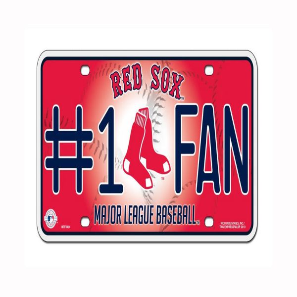 Boston Red Sox #1 Fan License Plate