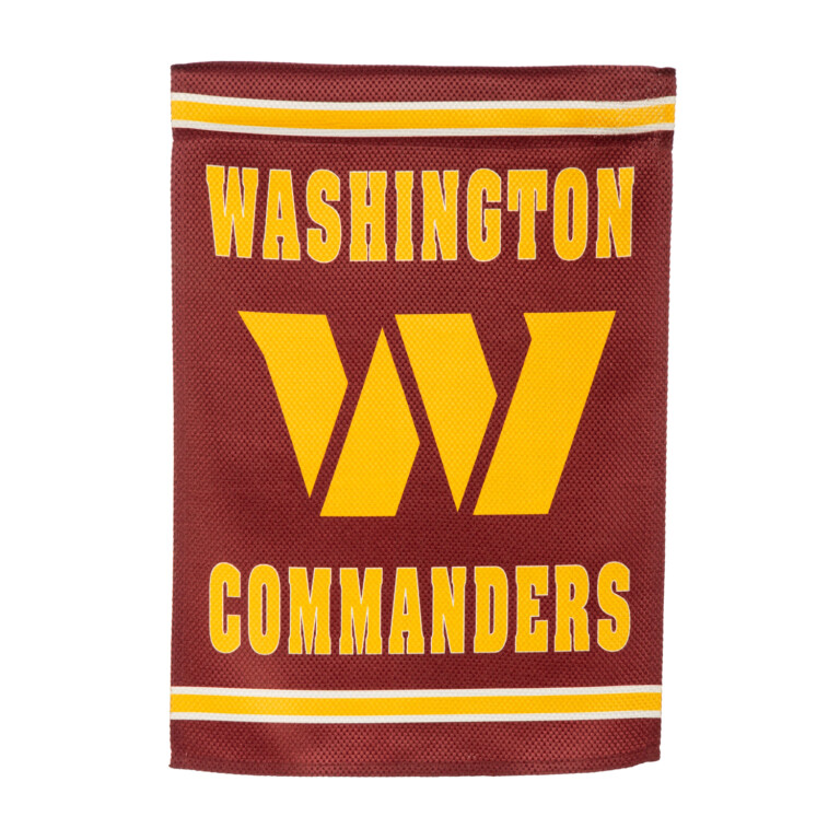 Washington Commanders Embossed Suede Garden Flag size - Mymancave Store